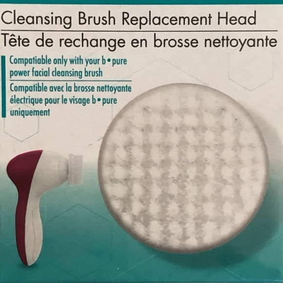 5pc Power Facial Cleansing set foot pumice scrubber with 4 replaceable heads new - Picture 5 of 10